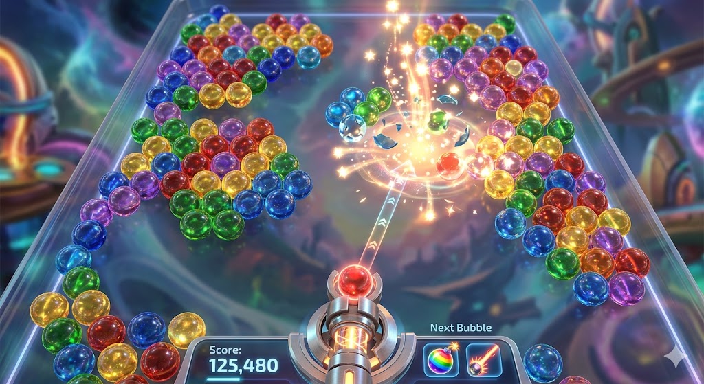 Aapeli Bubble Shooter 3: Klassinen kuplaräiskintä peli