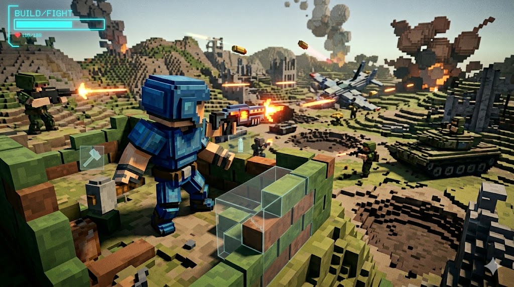Craftnite: Pelaa ilmaiseksi ja hallitse Voxel-taistelukenttää ilmaisetpelit.io-sivustolla
